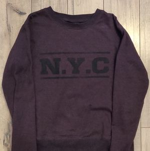 Maroon "NYC" Sweater